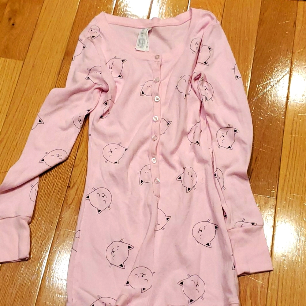 Pink Onesie Short Sleep Romper
